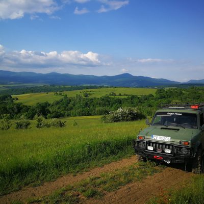 Full day 4wd Off-road guided tour of former volcano traces in Woodland, Transylvania 